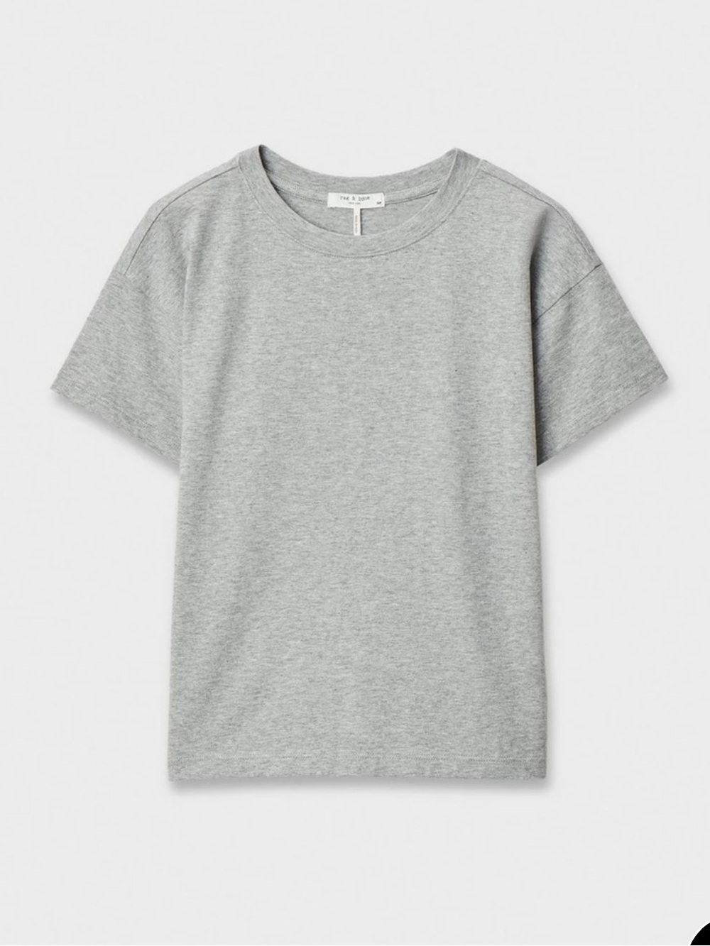 rag & bone Grey Short Sleeve Crew Tee